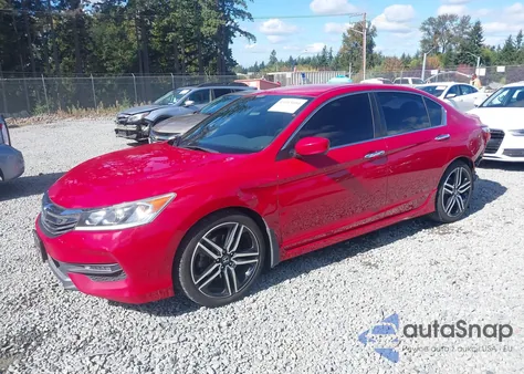 2017 Honda Accord Sport из США, поврежденный, VIN 1HGCR2F63HA003198